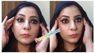 How to apply FOXY eyeliner / for begginers / must watch / its horrain fatima
