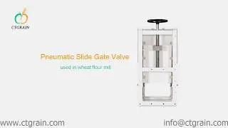 Pneumatic Slide Gate Valve used in wheat flour mill