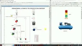 ARRANQUE MANUAL AUTOMATICO PARA COMPRESOR  - MOTOR TRIFASICO CON PRESOSTATO- CADE SIMU- PC SIMU
