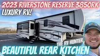 2023 Riverstone Reserve 3850RK | Beautiful Rear Kitchen 5th Wheel