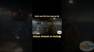 Hulk & Son Injured in Epic Alien Attack! 😱 Superhero Battle | #Marvel #Shorts #ytshorts #hulk #ai