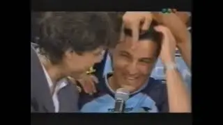 27-12-2001, Racing Campe&oacute;n empat&oacute; 1-1 con V&eacute;lez Sarsfield -Showmatch-telefe