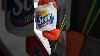 Toilet Paper Oil Filter (Franz latest design) - First time filter change!!