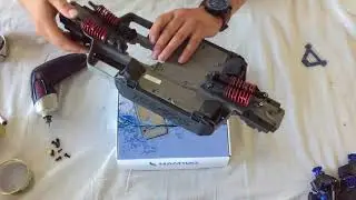 TRAXXAS E-REVO 1\10 ремонт и сборка часть 3