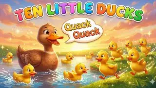 Ten Little Ducks 🦆🦆 | Counting Song for Kids | Nursery Rhymes & Baby Songs @Buze_tv 