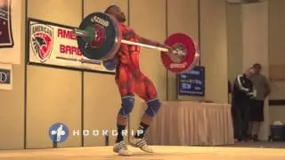 Derrick Johnson (62) - 122kg Snatch American Record