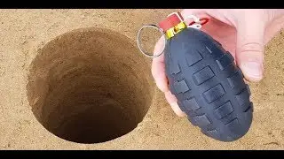 Hole vs big bomb, vary satisfying experiment