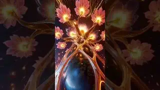 AI Bioluminescent Fusion Tree 🌳 | Ultra-Cinematic Cosmic Energy Flora | FusionX