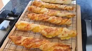 Homemade cheese and mustard twists S1 E3