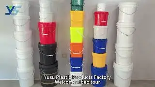 Yusu plastic bucket source factory Video