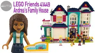 LEGO 41449 Andrea's Family House - LEGO FRIENDS speed build