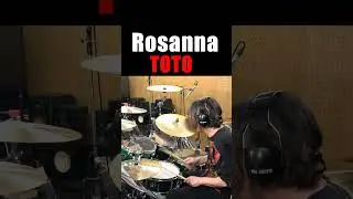 TOTO / Rosanna Drum cover No.1 I tried playing it again on a live stream  #drums #toto  #rosanna