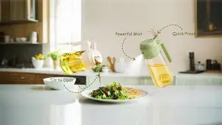 Smart Oil Dispenser | Viral Kitchen Gadget 2025 | Precise & Mess-Free Cooking Hack!