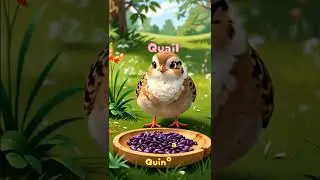 Q is for Quail &ndash; Quail Eats Quinoa 🐦🌾 | ABC Animals