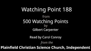 Watching Point 188, from 500 Watching Points by Gilbert Carpenter