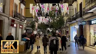 WALK CALLE FUENCARRAL - LUCES DE NAVIDAD MADRID 2022 - ESPAÑA 🇪🇸
