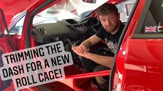 Fiesta Track Car Ep4 - Full Roll Cage and Dash Trim for the Fiesta ST180 Track Car!