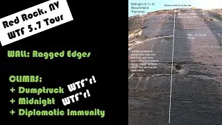 Ragged Edges Wall - Willow Springs - Red Rock Canyon - WTF 5.7 Tour - Day 73