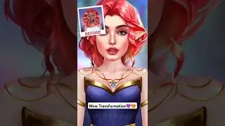 Transformative makeup ASMR II #shorts #animation #asmr