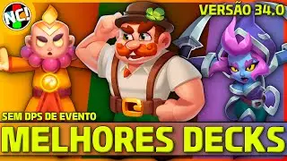 TOP 10 DECKS MAIS FORTES DA 34.0!!! | Rush Royale | Gameplay portugu&ecirc;s PT-BR