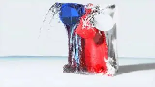 RealFlow Fluid Simulation + Krakatoa Render Test