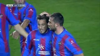 Gol de Vyntra (1-0) en el Levante UD - FC Barcelona - HD