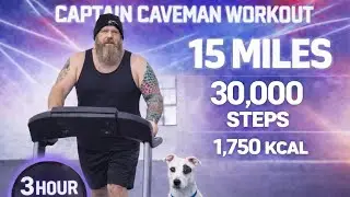 Caveman working out getting ready for 23rd march charity walk