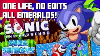 Sega Sundays: Sonic 1 no death run (plus real hardware PAL demonstration)