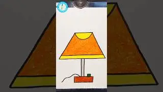 draw a table lamp.#shorts #foryou #art #youtubechannel