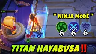 HAYABUSA TITAN MODE BRUTAL TRICK || ИДЕАЛЬНАЯ СТРАТЕГИЧЕСКАЯ КОМБИНАЦИЯ ‼️ LING 2 META NOW