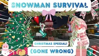 В Cubecraft снова появилась возможность выживать в режиме снеговика!?!?🎄