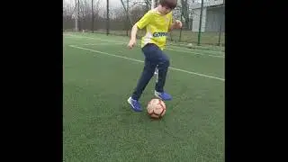 Jan Gajewski piłkarz Ejsmond Club -trening Rudniki