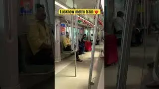 Lucknow metro train 🙏❤️ #lucknow #up #metro #viralshorts