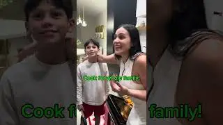 Son cooks dinner for the whole family, then mom and dad do this #shorts