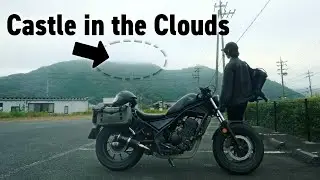 Motorcycle Travel | Early Morning Ride to the Castle Ruins on the Mountain | Motovlog