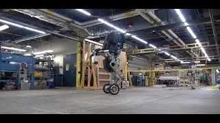 Boston Dynamics introduce 'Handle' robot.