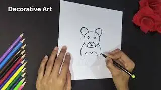 Teddy day valentine's week 🧸, #drawing  #teddybear #valentinesday #love 