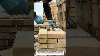 Precision Bricklaying with Hand Tools | Real Masonry Work on a Cold Jobsite