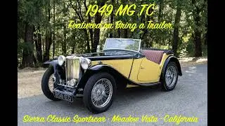 1949 MG TC featured on Bring a Trailer by Sierra Classic Sportscar, Meadow Vista, California