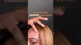 Glueless Wig Melt Magic for Perfect Lace Styles #wigtok #oqhair #gluelesswig