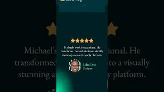 Portfolio website. Get this from templateselar.com #elementor #website #elementorwebsite #wordpress