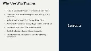 Win Theme Masterclass FY2026 (video 04) for Winning Federal Contracts by Government Contractors