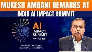 LIVE: Reliance Chairman & MD Mukesh Ambani Addresses India AI Impact Summit In Delhi | News9