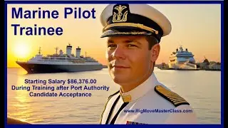Marine Pilot Trainee $86,367.- USD During Training, Check Details in the Description Below the Video