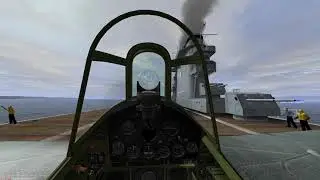 Il-2 1946 - F4F - Carrier Landing