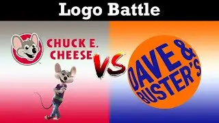 Chuck E. Cheese VS Dave & Buster's - Logo Battle