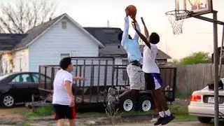 Epic 2 On 2 Basketball Game With Nerd in the HOOD!