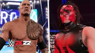 The Rock Vs Masked Kane (EXTREME RULES) - WWE 2K22