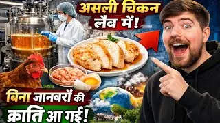 बिना मुर्गी मारे बना असली चिकन! 😱 | Future Food Technology