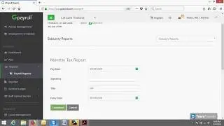 Thailand Payroll - Statutory Report Download